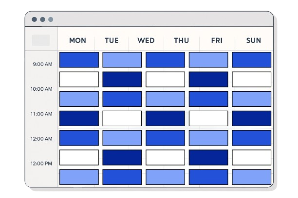 Fully booked calendar through Zeno Reach's outreach program.